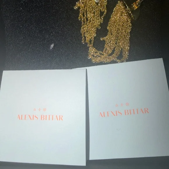 Alexis Bittar Rocky Crystal Tassel Earrings NWT - Picture 3 of 5